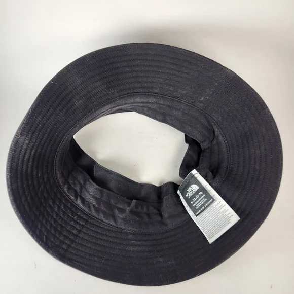 THE NORTH FACE Hat Cap Large Black Nylon Adjustable Unisex Outdoors Hiking - Picture 4 of 8